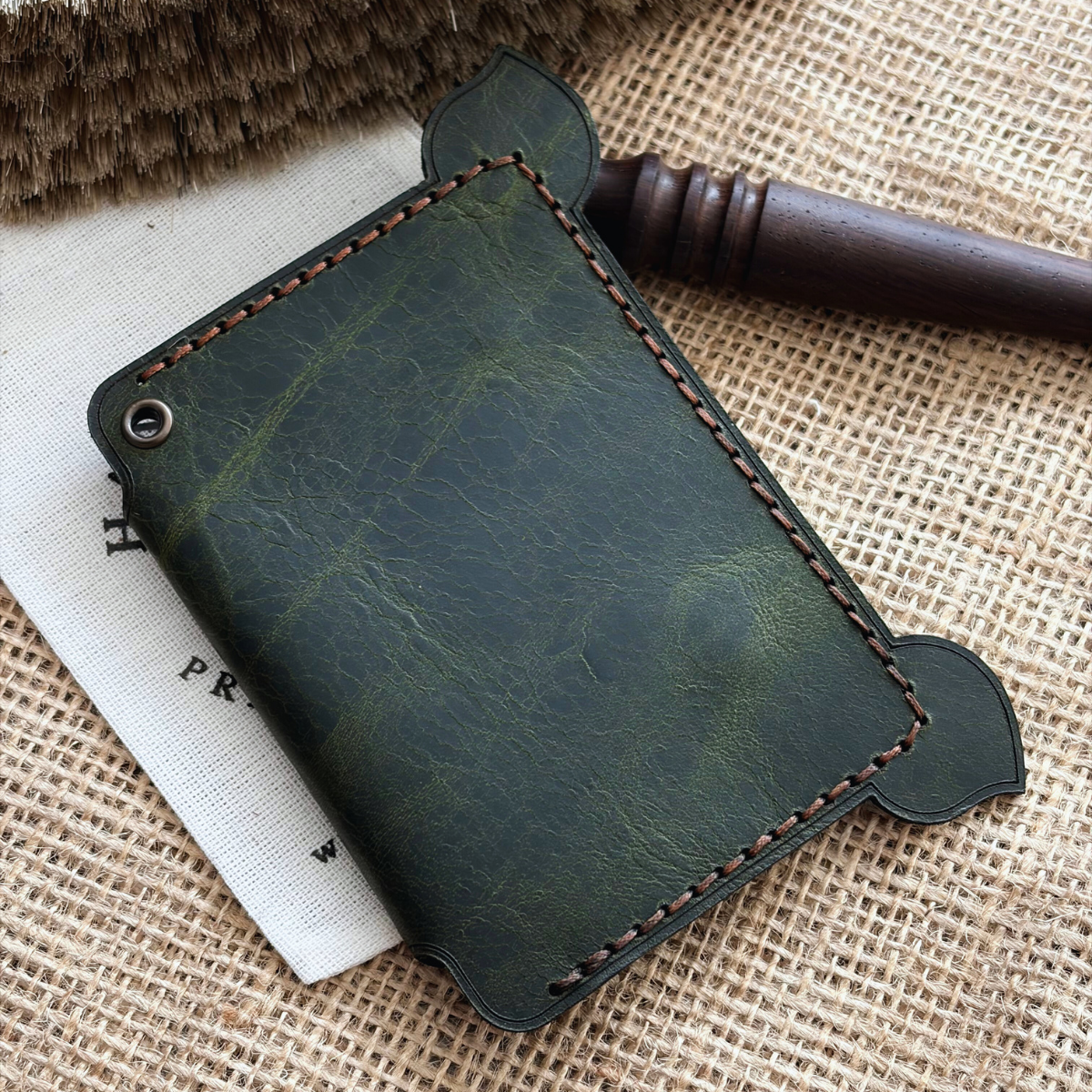 İnek Model Çocuk Deri Cüzdan