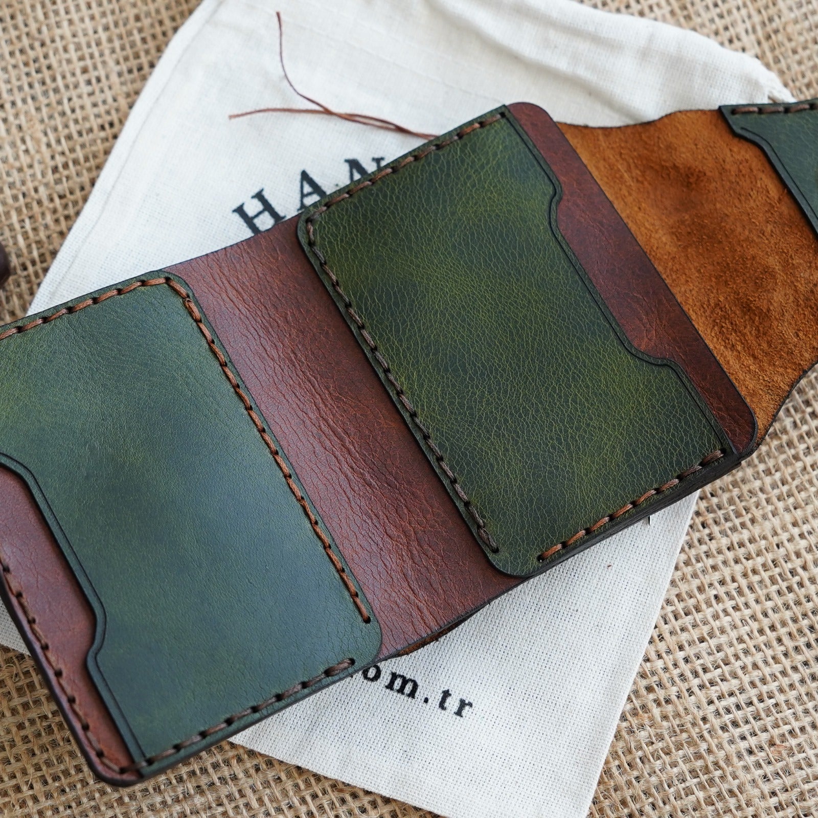 Herigate Deri El Yapımı Cüzdan