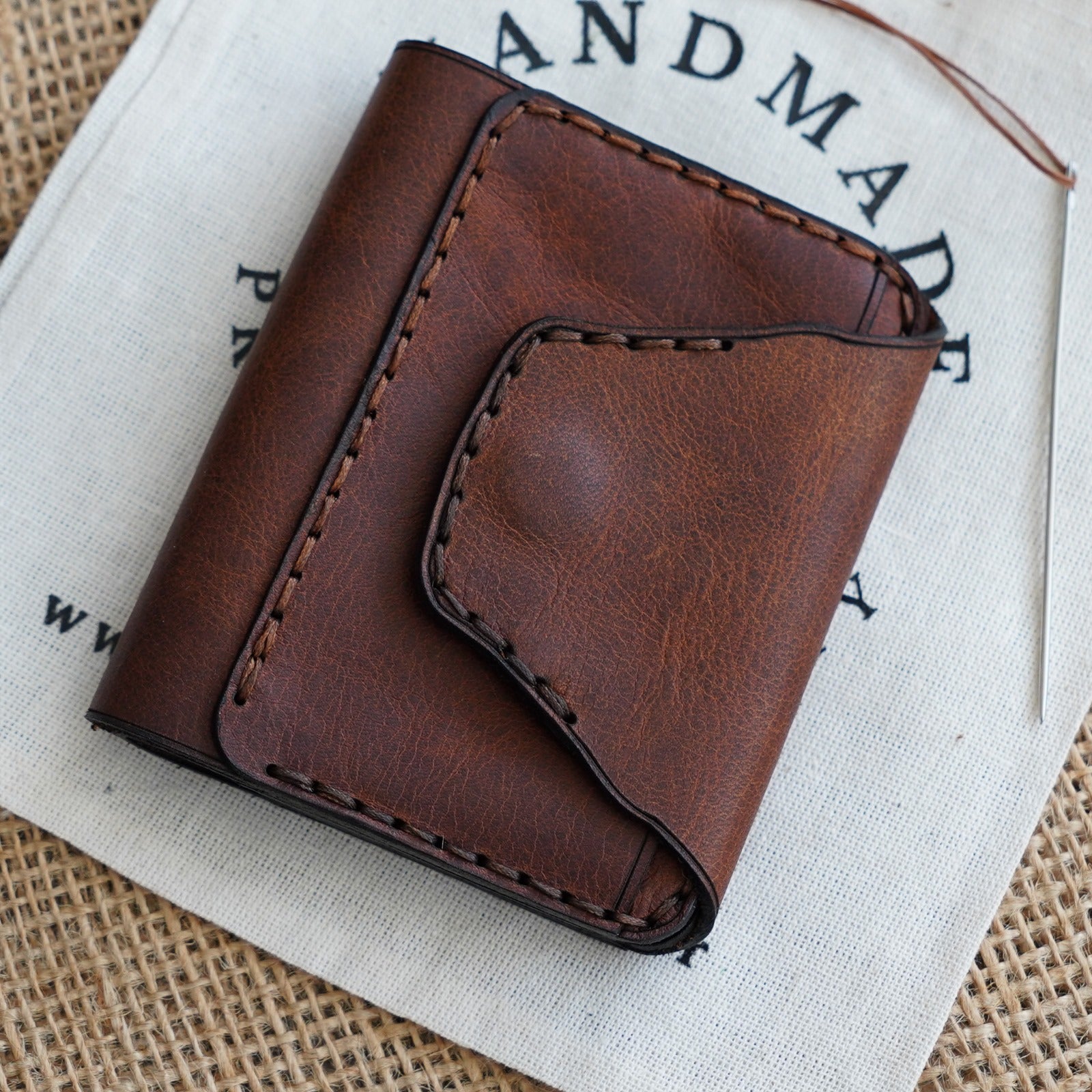 Herigate Deri El Yapımı Cüzdan