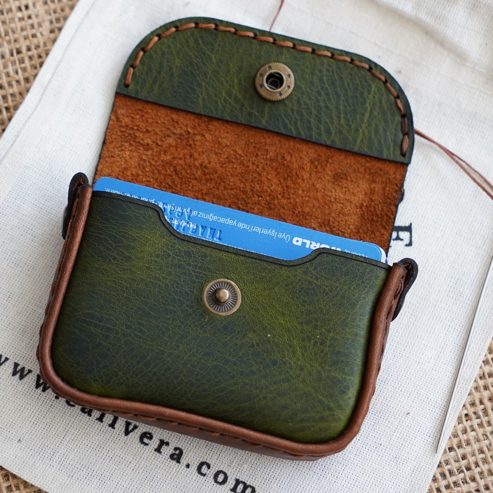 Tiny Deri Kartlık El Yapımı