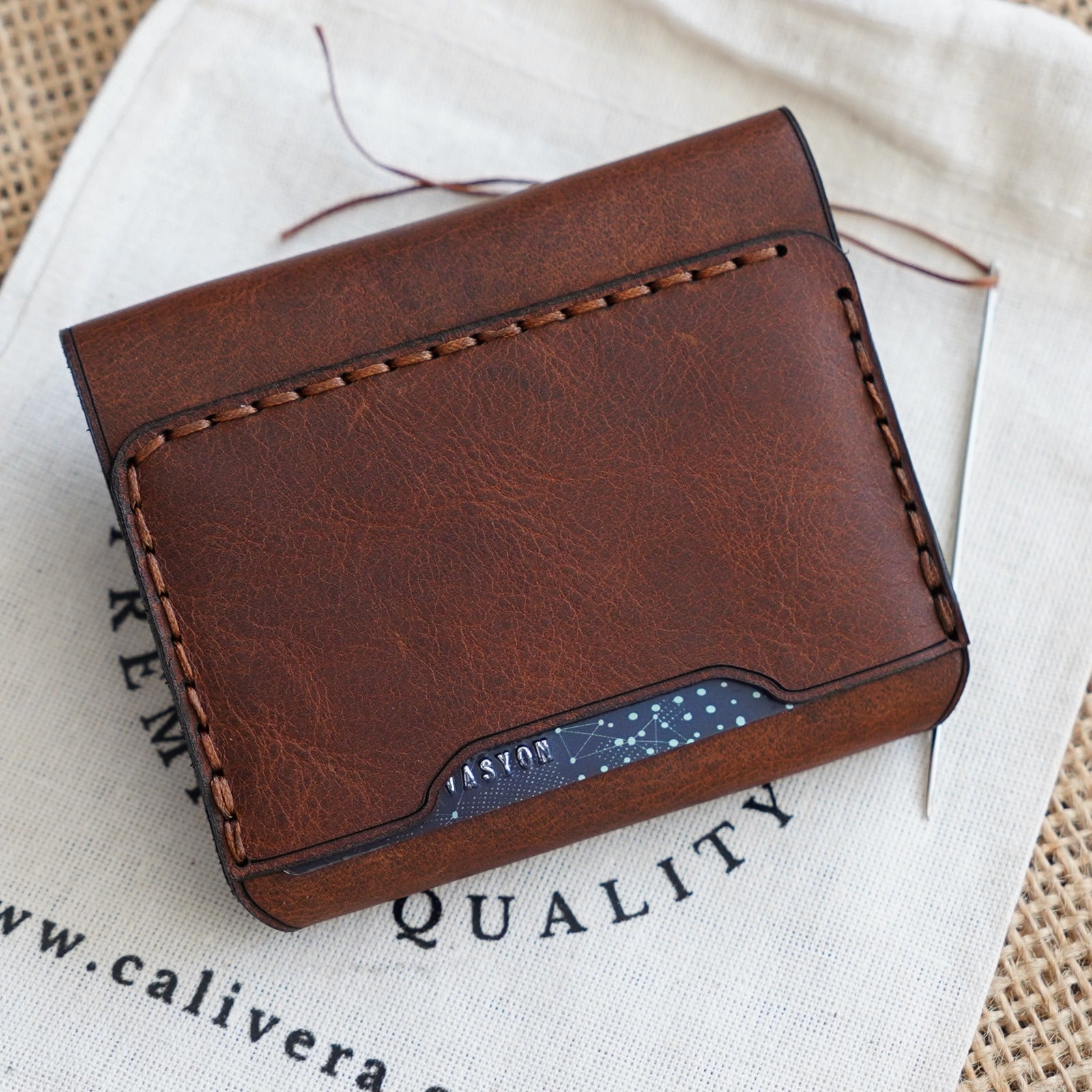 Herigate Deri El Yapımı Cüzdan