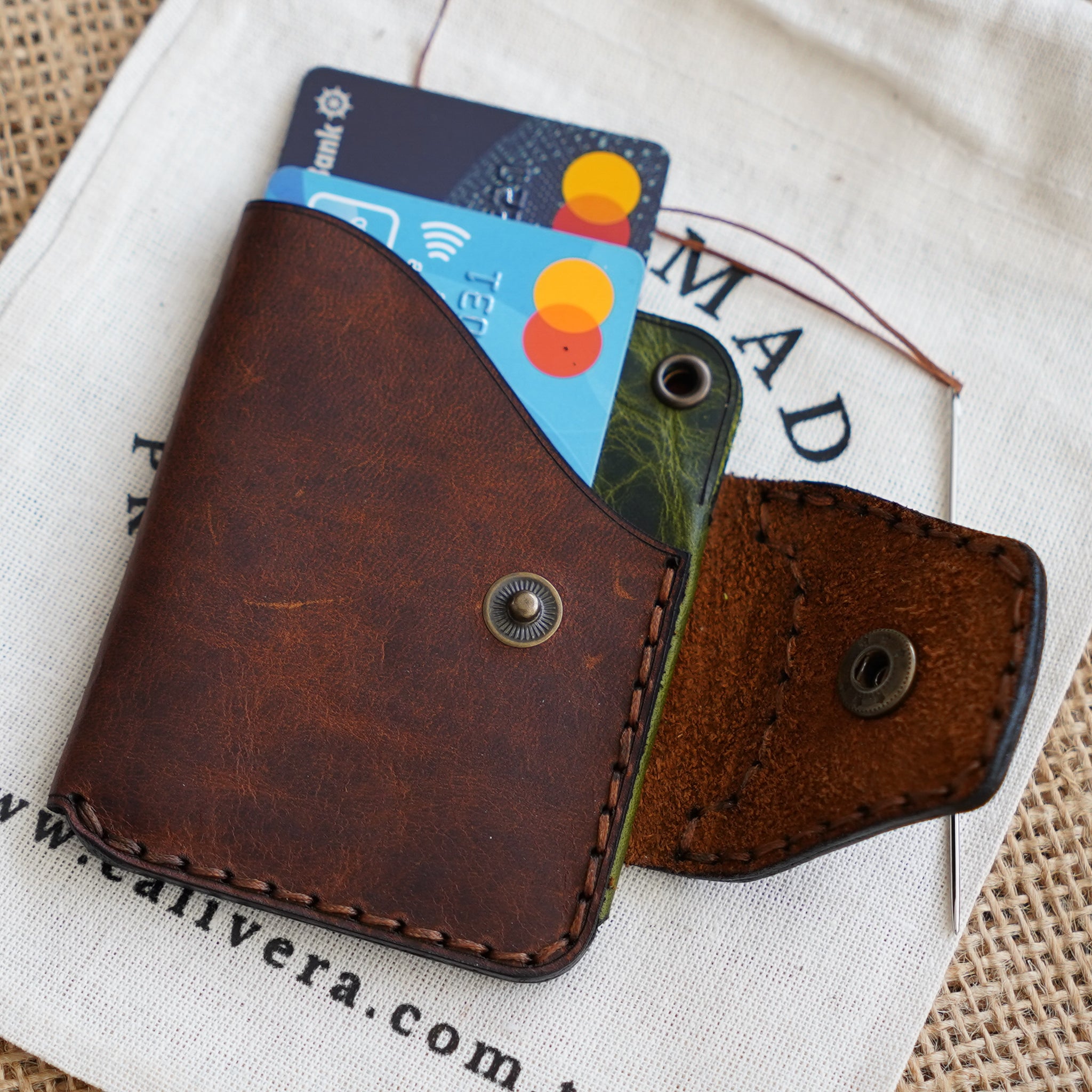 Herigate Deri El Yapımı Cüzdan & Kartlık