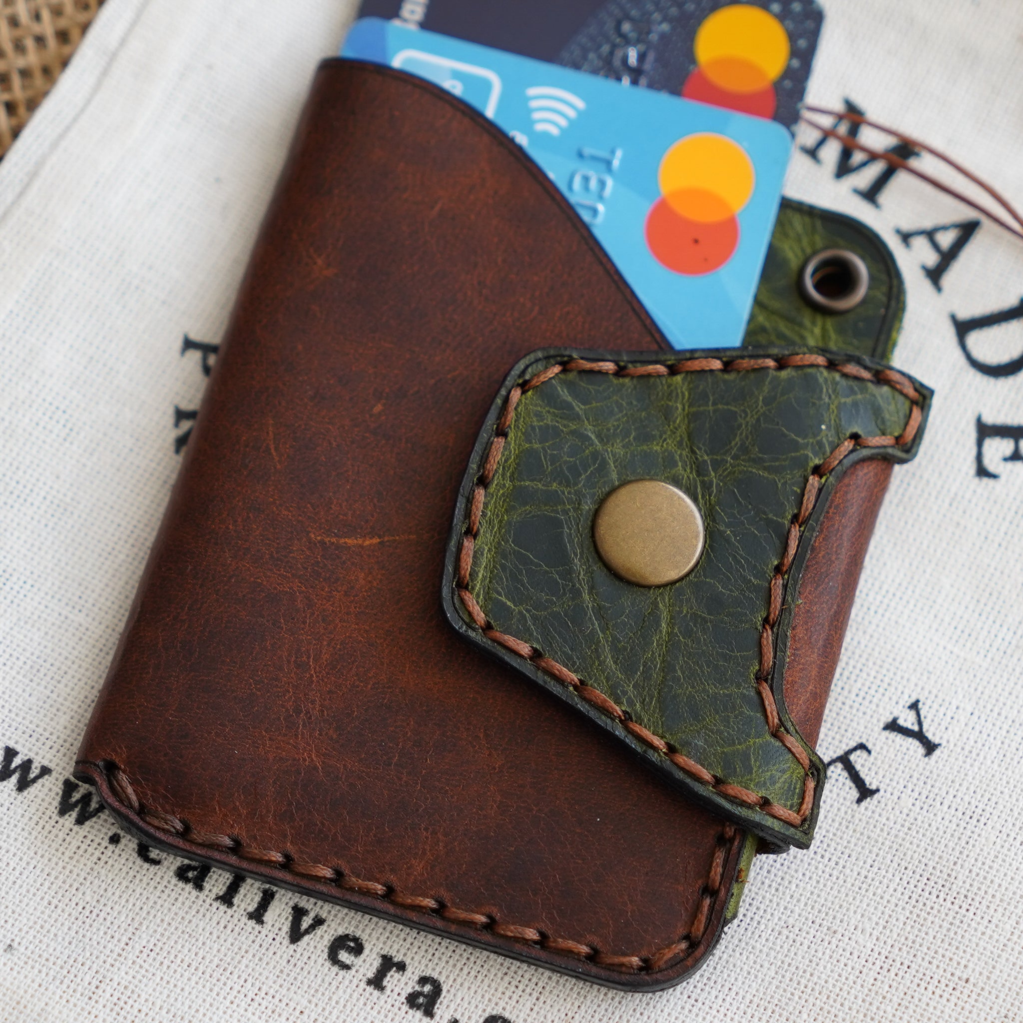 Herigate Deri El Yapımı Cüzdan & Kartlık