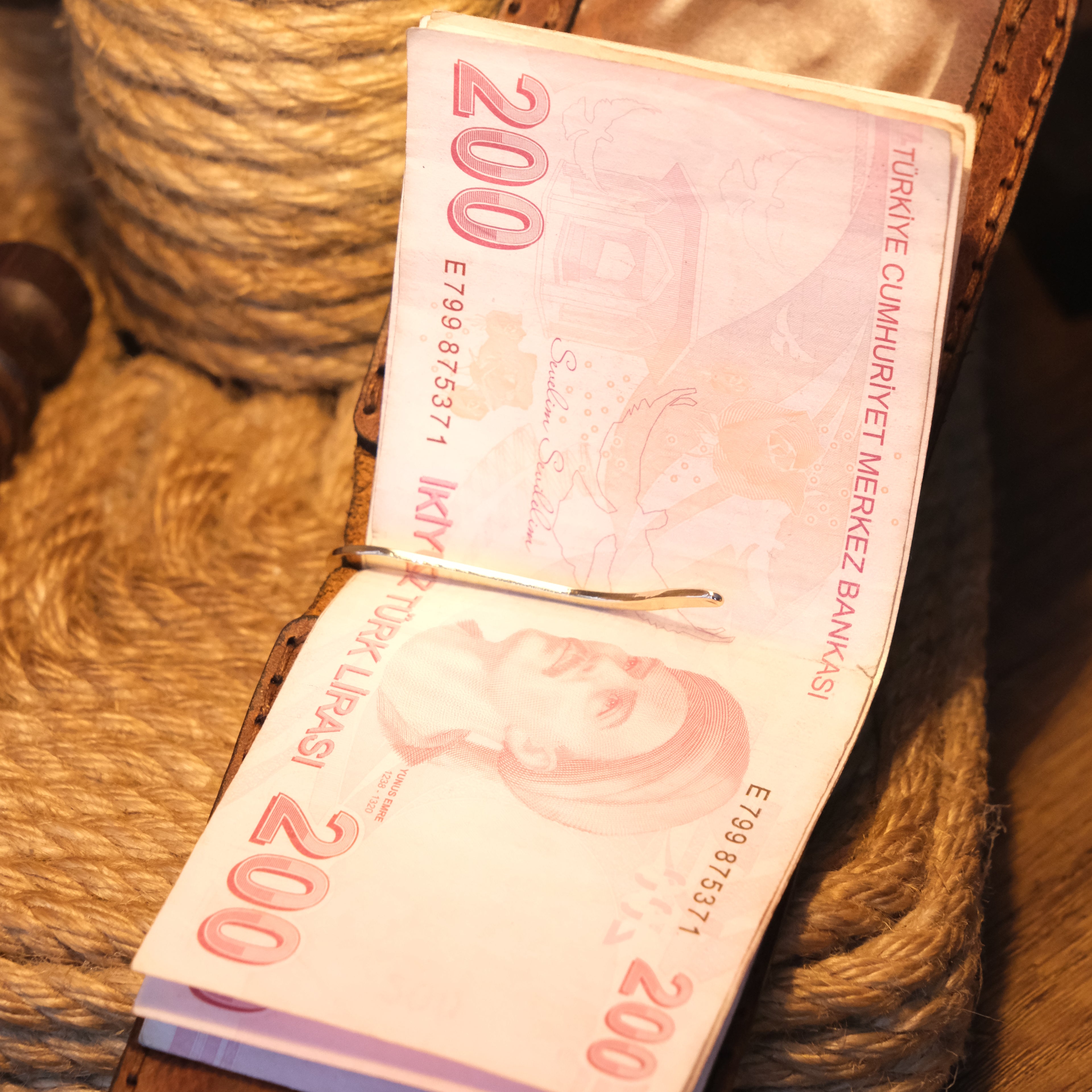 Heritage  Klipsli Deri Cüzdan