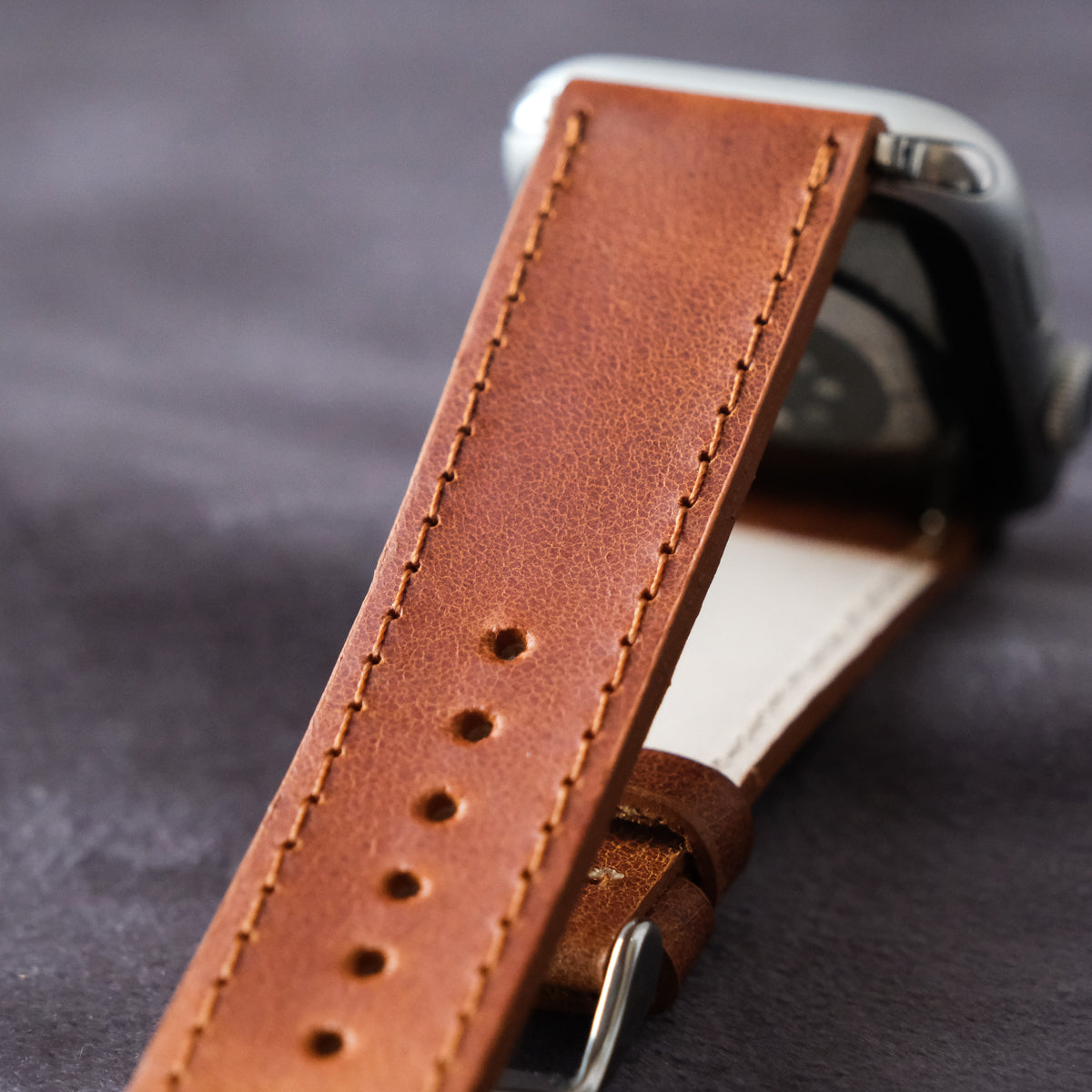 Klasik Apple Watch Deri Kordon - Taba