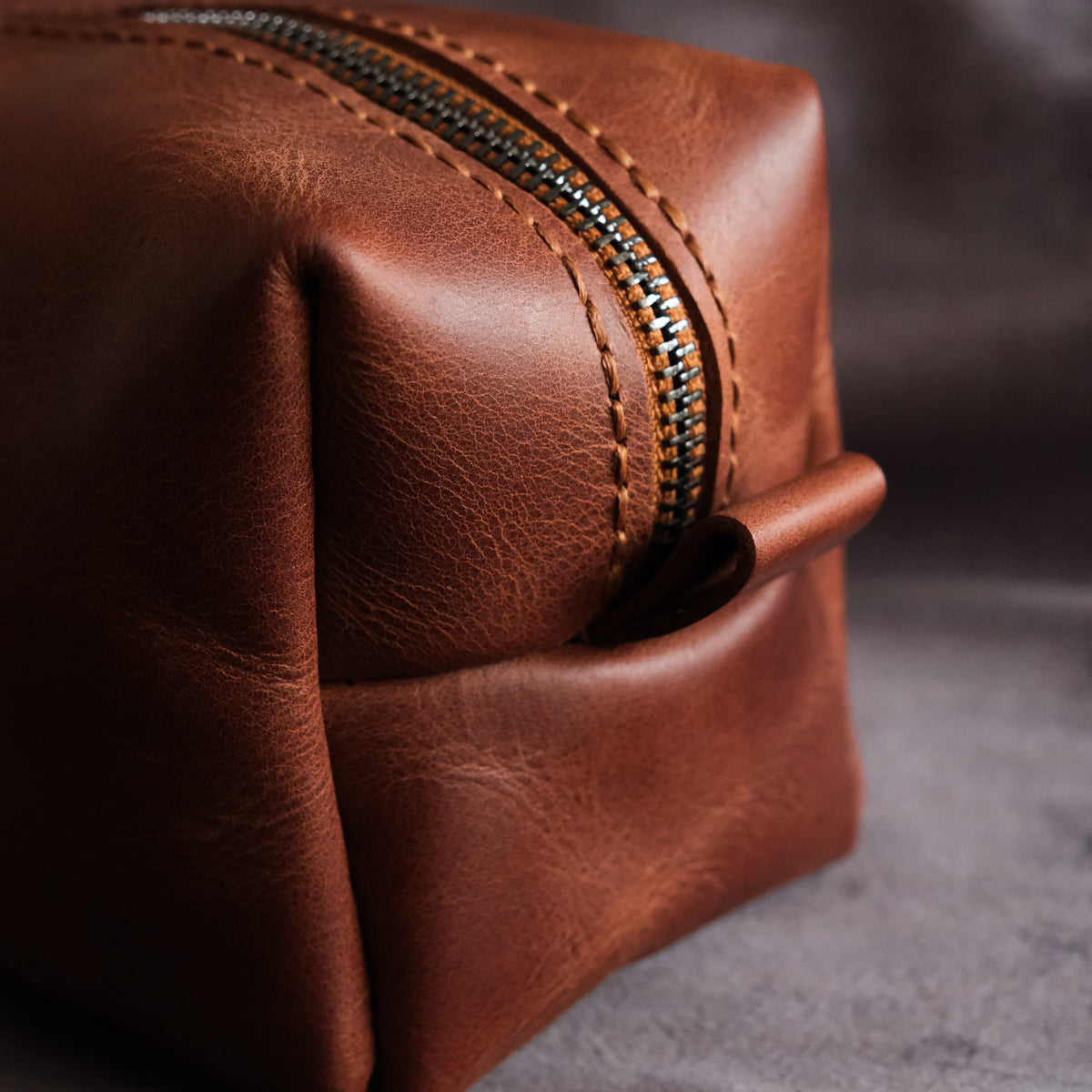 Hakiki Deri El & Makyaj Çantası