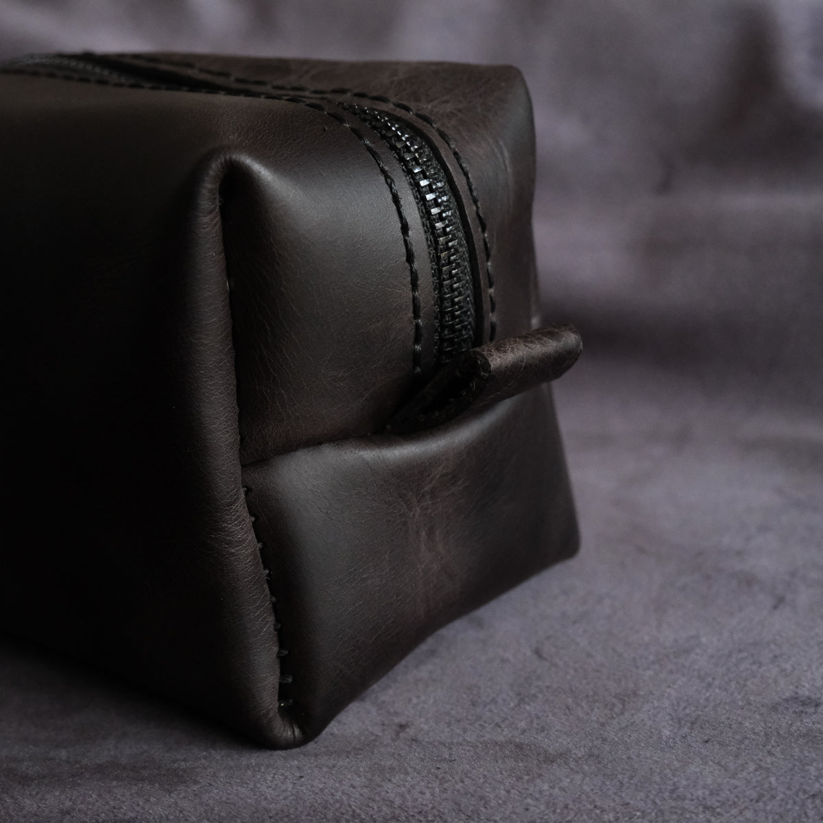 Hakiki Deri El & Makyaj Çantası