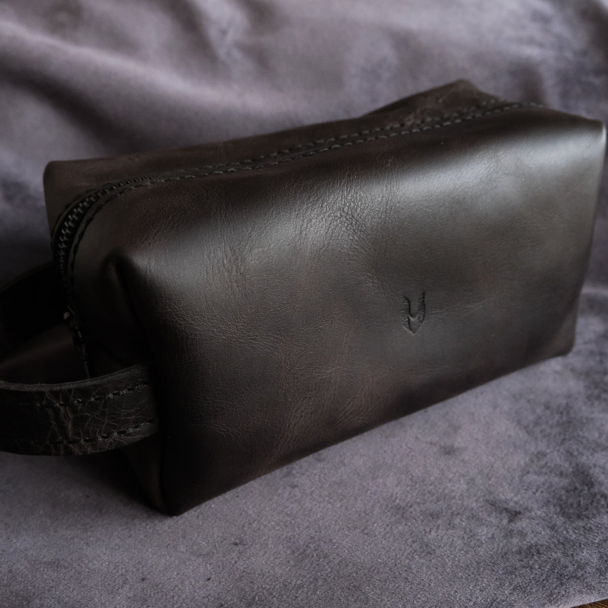 Hakiki Deri El & Makyaj Çantası