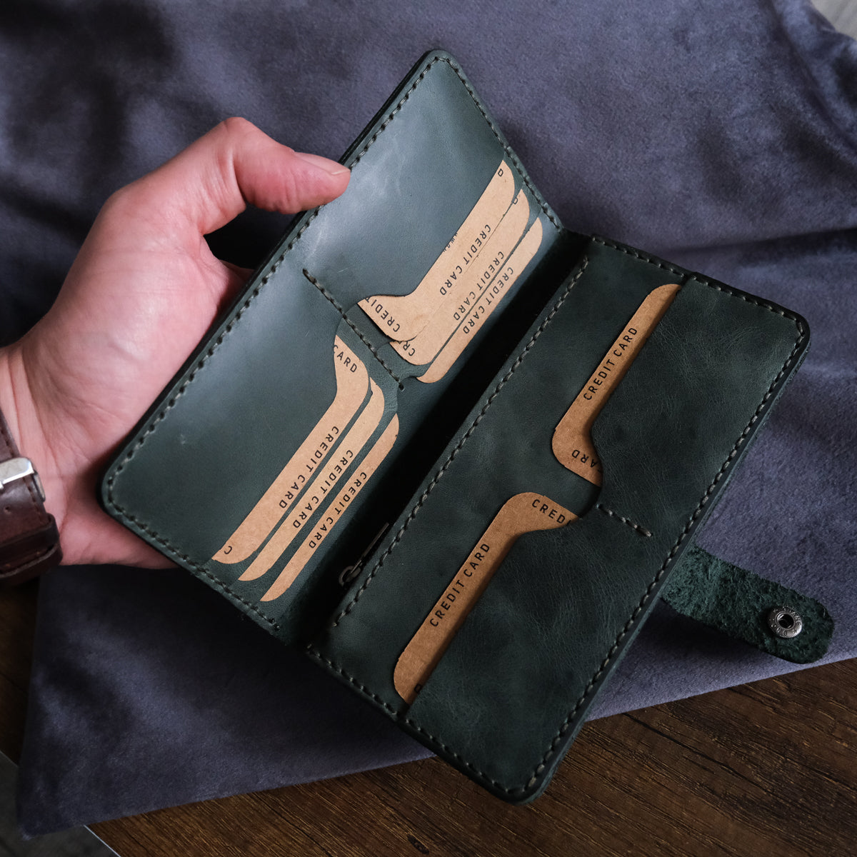 El Yapımı Deri Cüzdan & Portföy