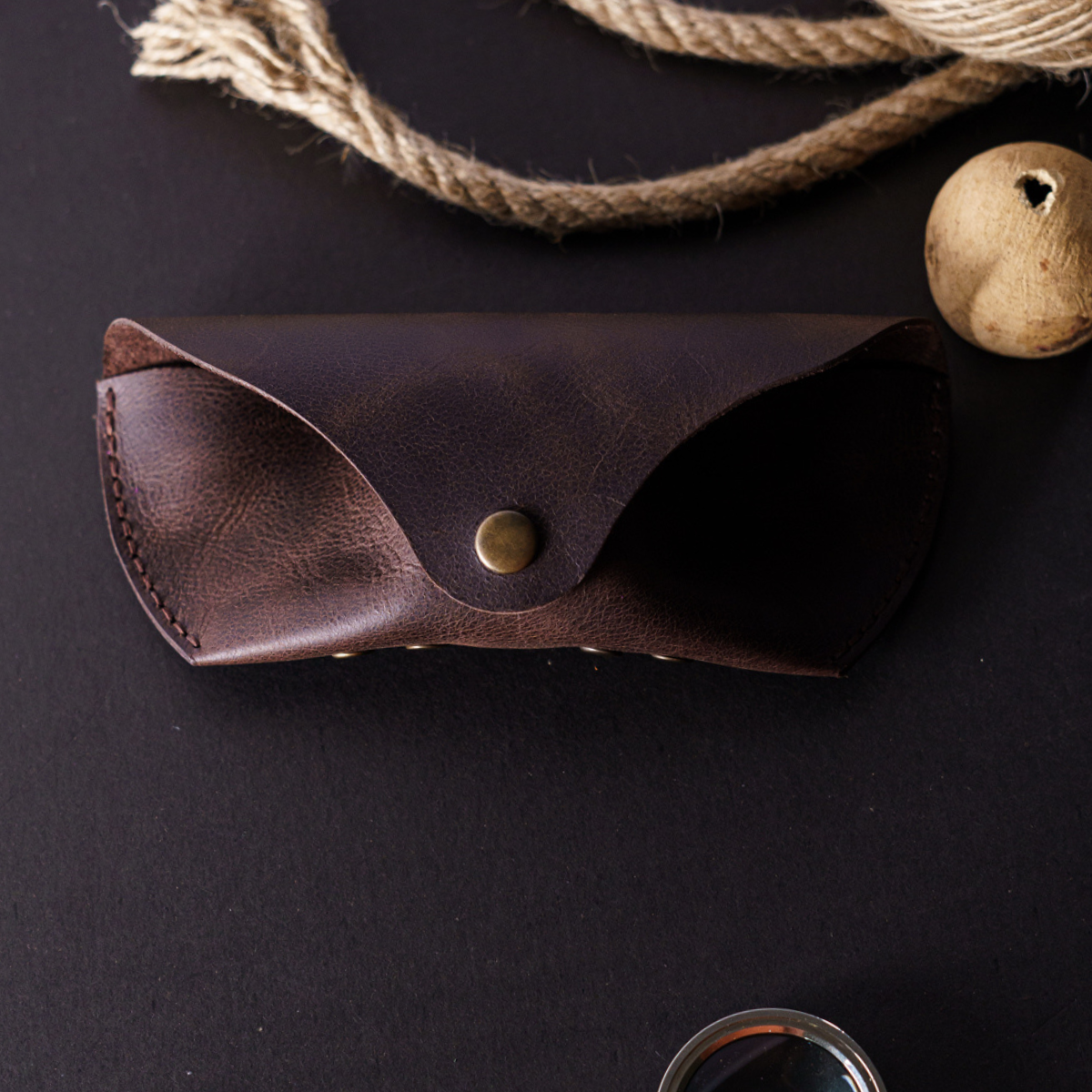 Deri Güneş Gözlüğü Kılıfı