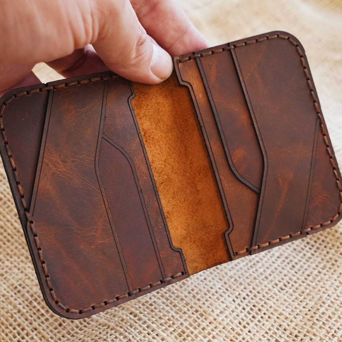 Herigate Arden Özel Kalıp Deri Kartlık