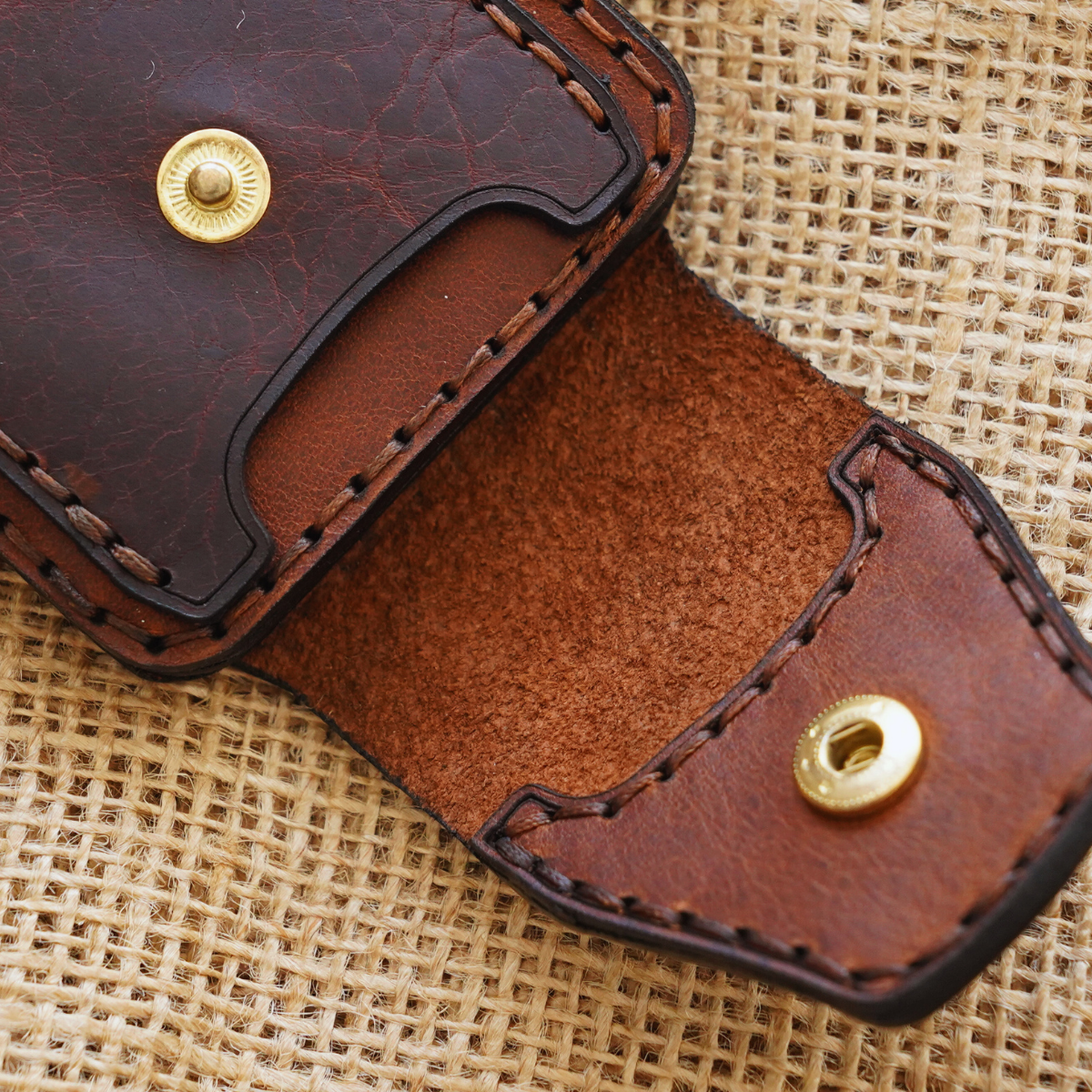 Herigate Klipsli Özel Kalıp Deri Kartlık