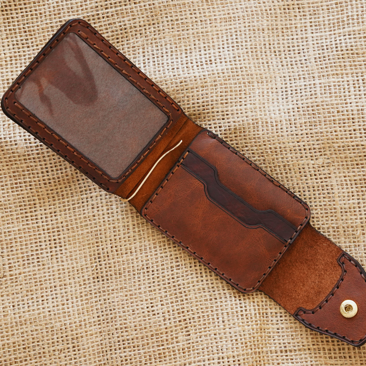 Herigate Klipsli Özel Kalıp Deri Kartlık