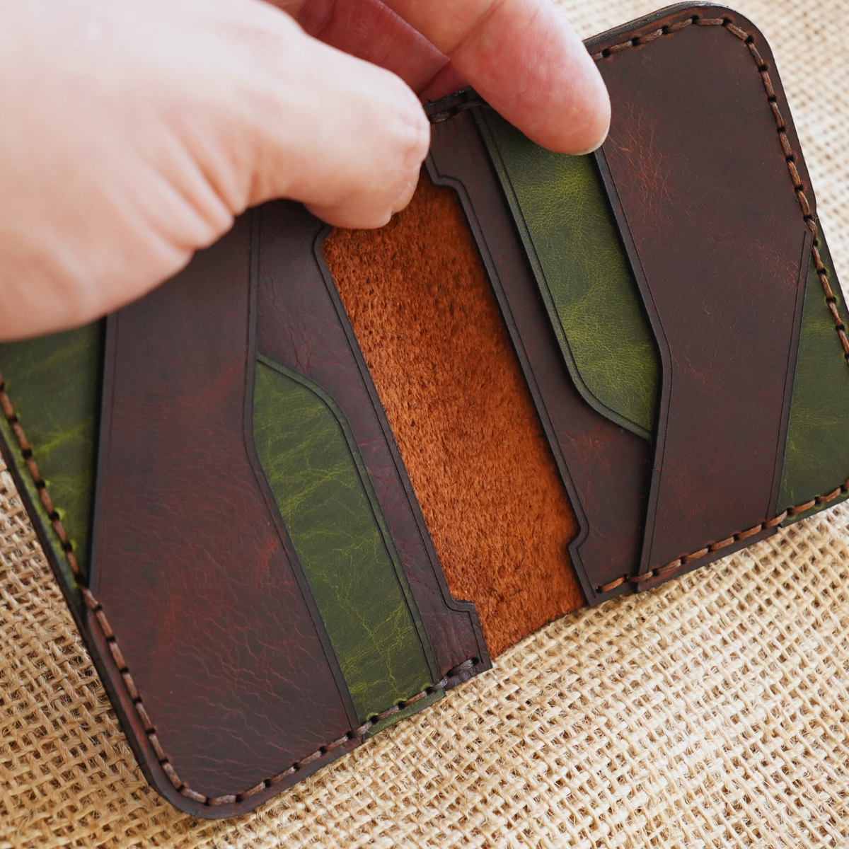 Herigate Arden Özel Kalıp Deri Kartlık