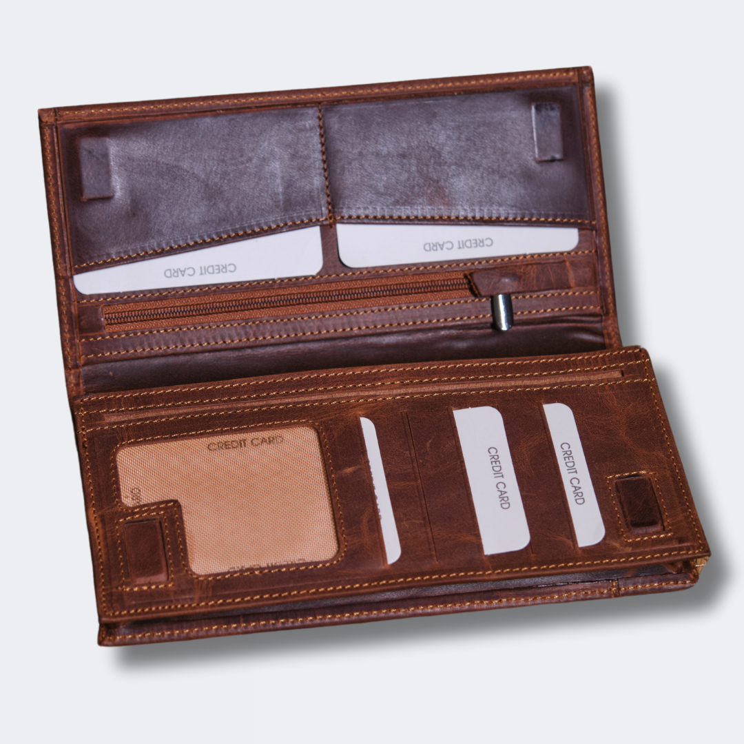 PİO Hakiki Deri Cüzdan & Portföy Telefon Bölmeli