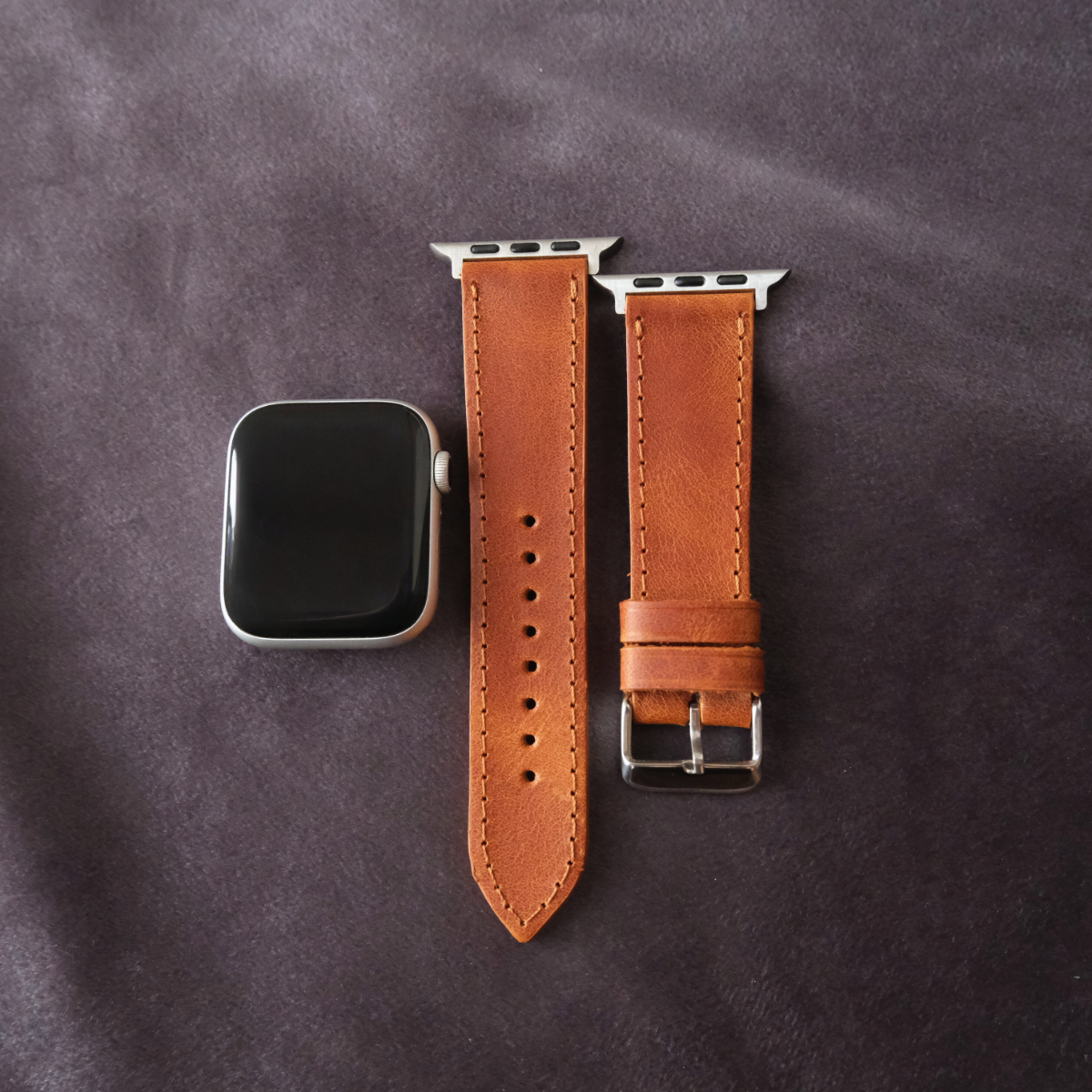Klasik Apple Watch Deri Kordon - Taba