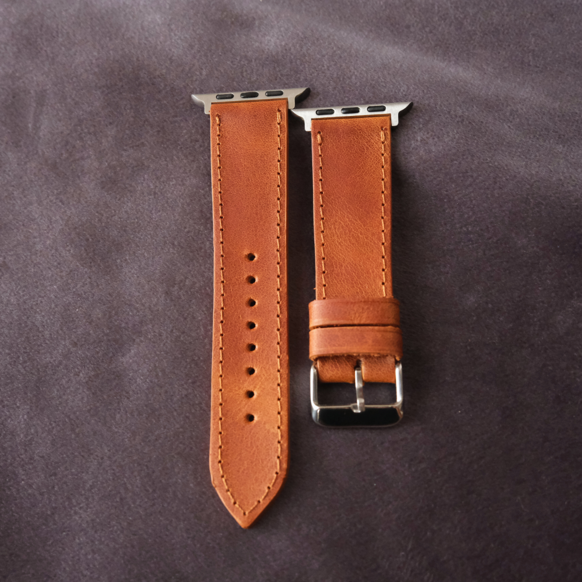 Klasik Apple Watch Deri Kordon - Taba