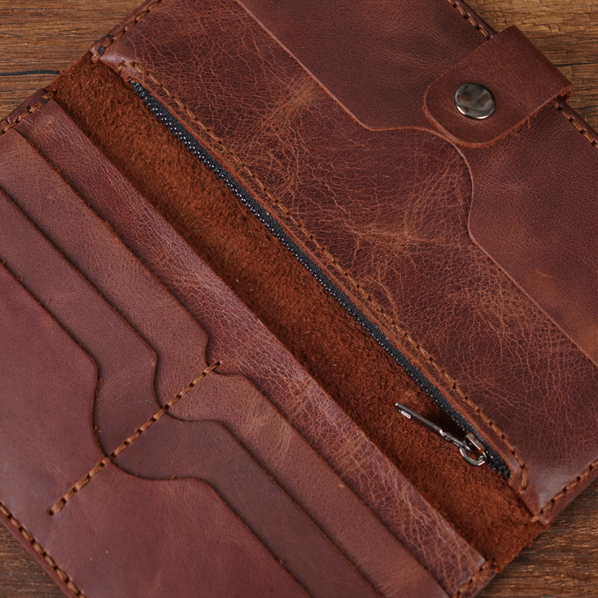 El Yapımı Deri Cüzdan & Portföy