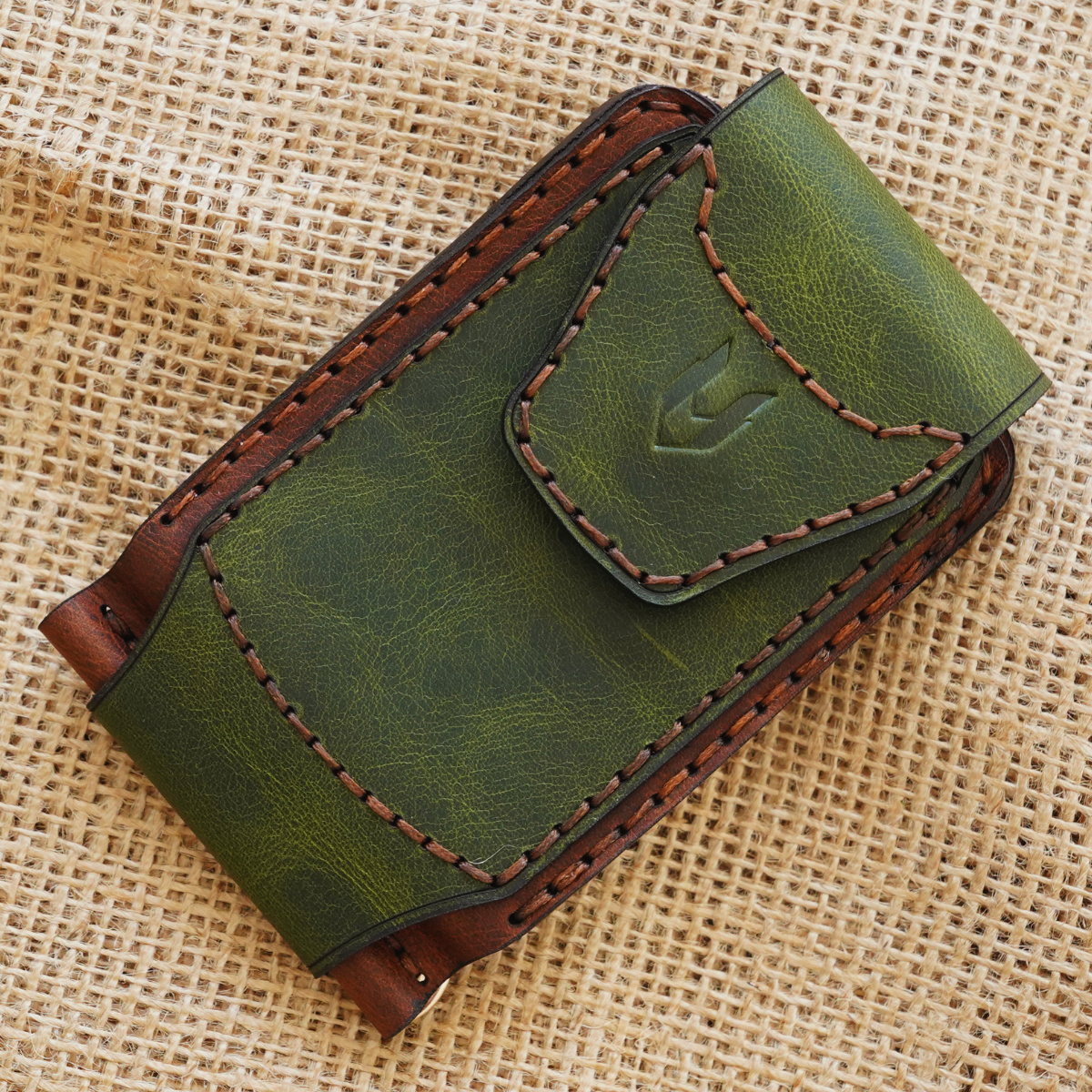 Herigate Klipsli Özel Kalıp Deri Kartlık