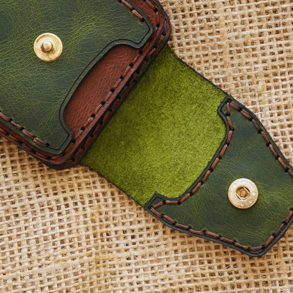 Herigate Klipsli Özel Kalıp Deri Kartlık