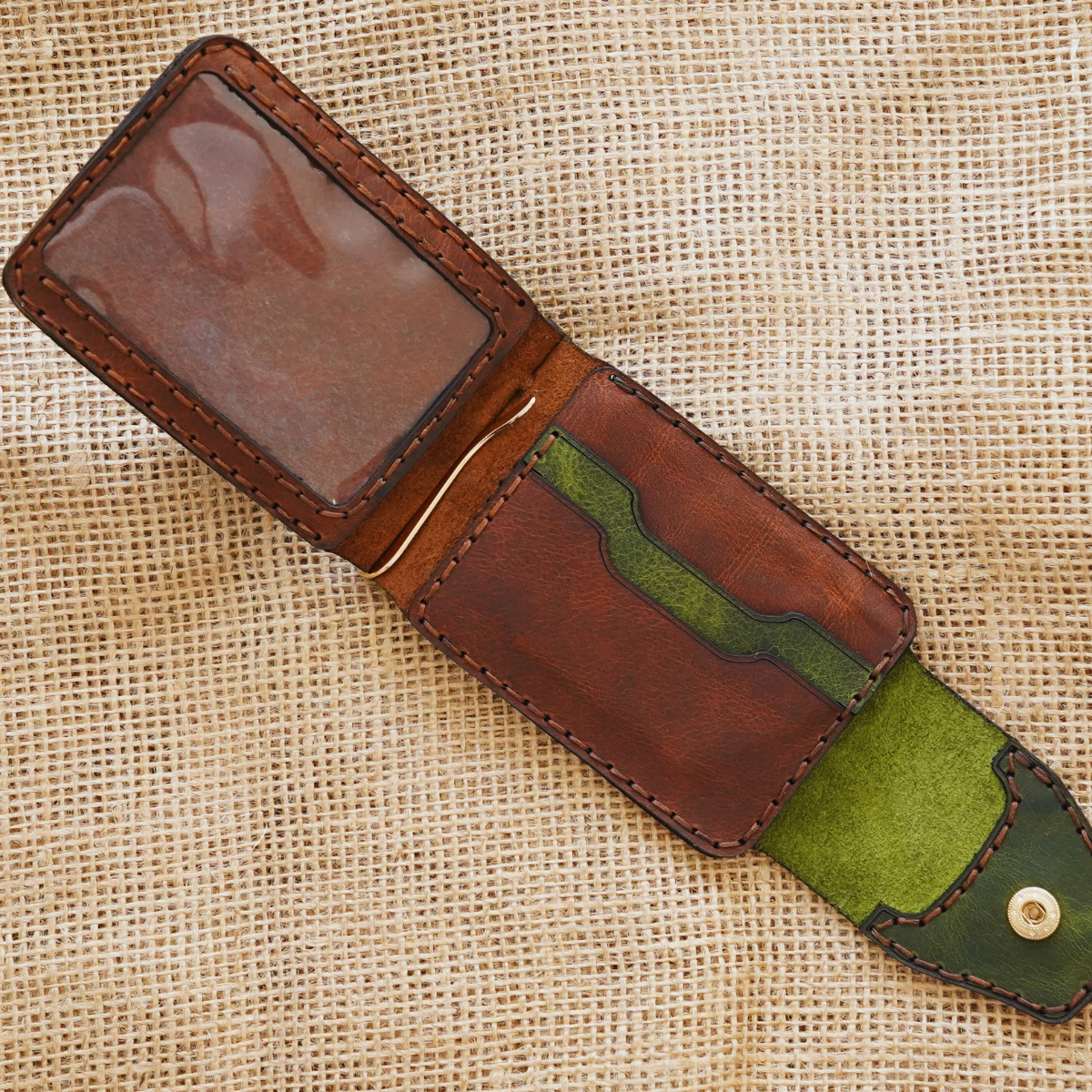 Herigate Klipsli Özel Kalıp Deri Kartlık