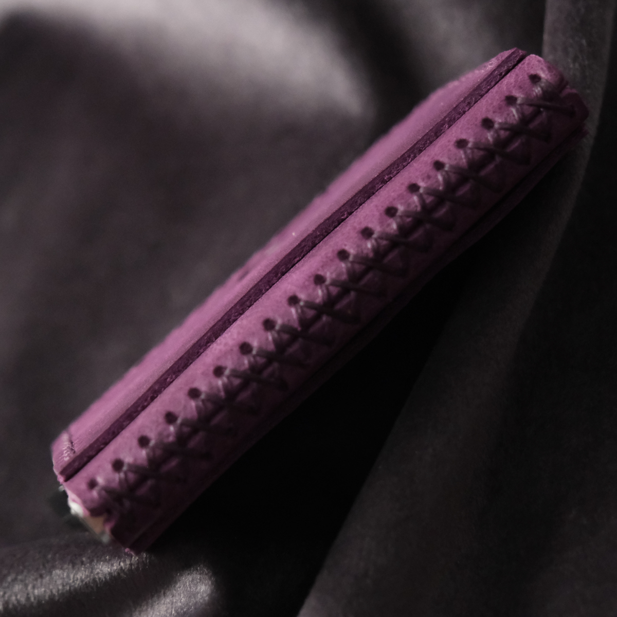 Hakiki Deri El Yapımı Mekanizmalı Kartlık