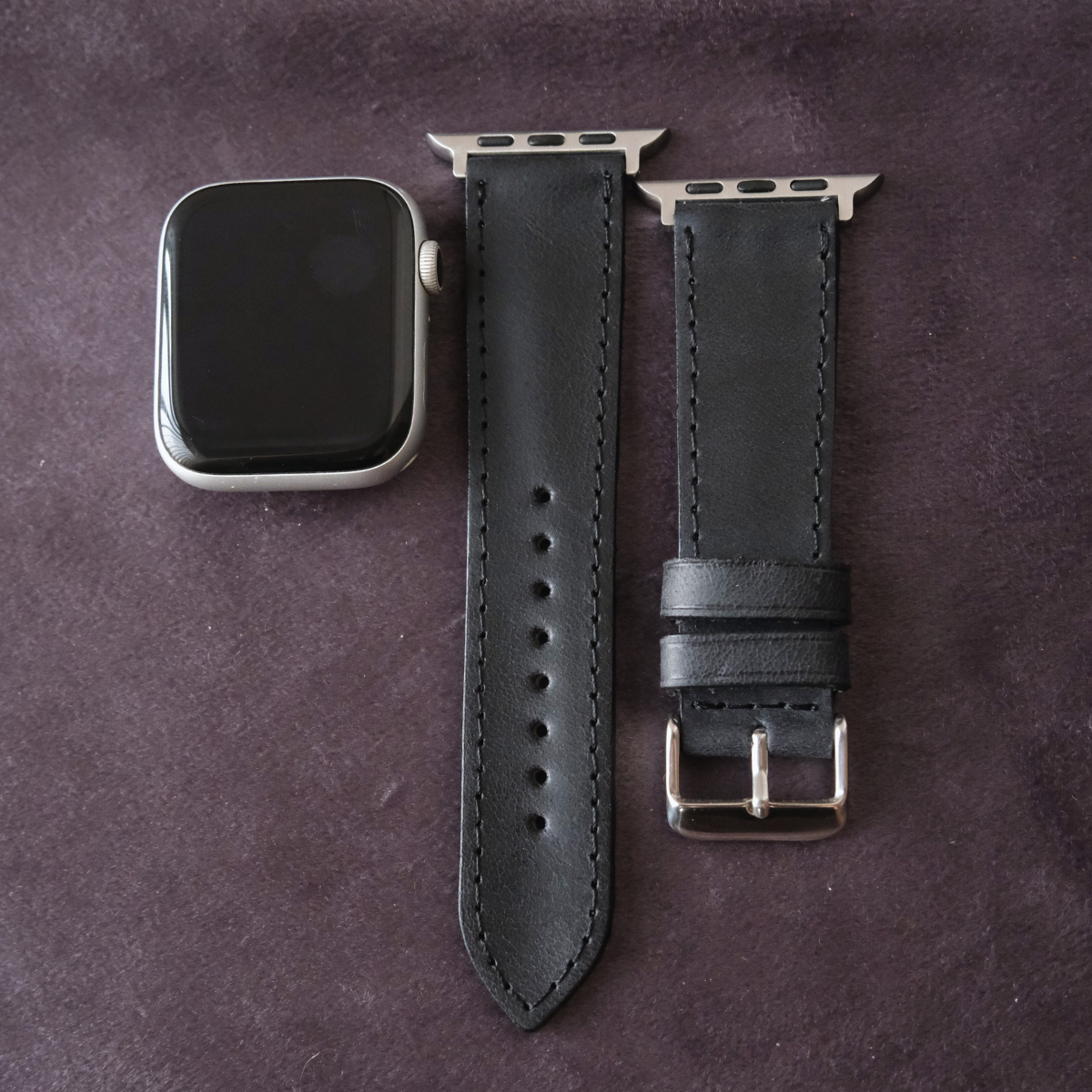 Klasik Apple Watch Deri Kordon - Siyah